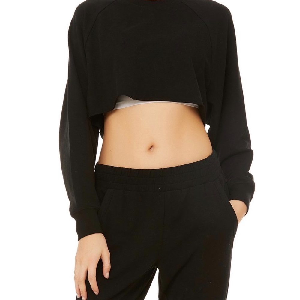 ALO YOGA CROPPED SWEATSHIRT
